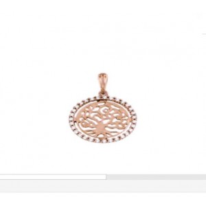 Přívěs žluté zlato  585/1000 kamenový