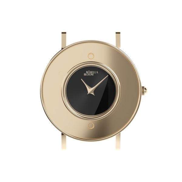 Zlaté pouzdro/černý číselník RBG14C819-03XS RBG14C819-03XS