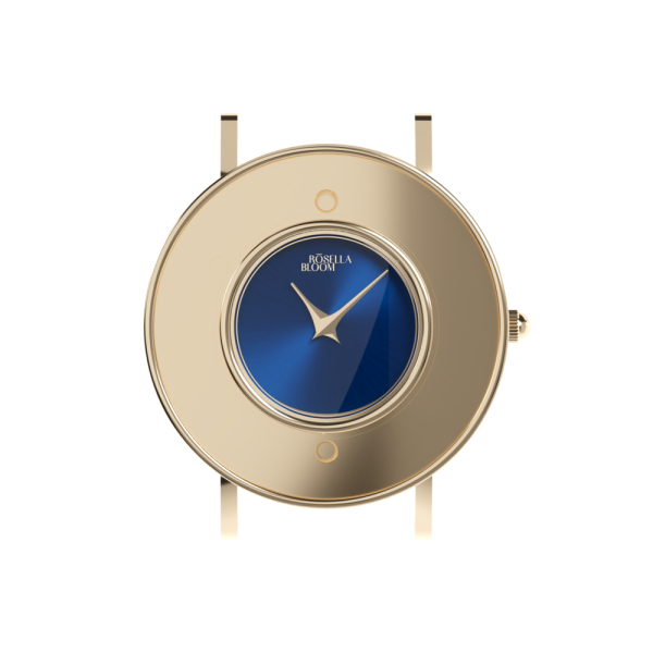 Zlaté pouzdro/modrý číselník RBG14C819-04XS RBG14C819-04XS