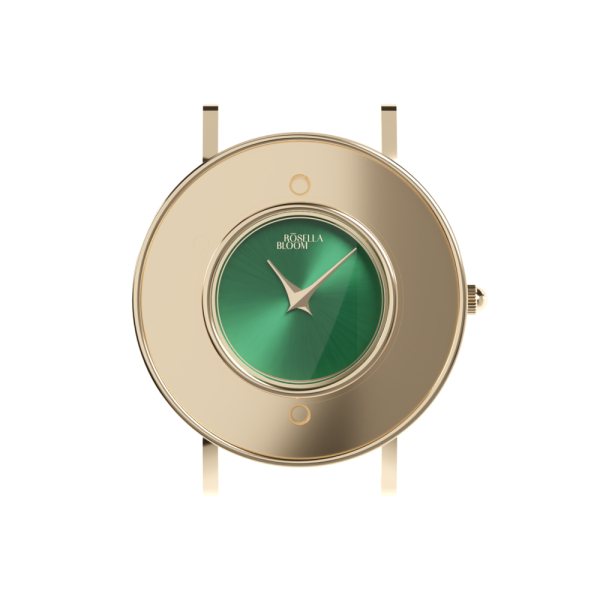 Zlaté pouzdro/zelený číselník RBG14C819-17XS RBG14C819-17XS