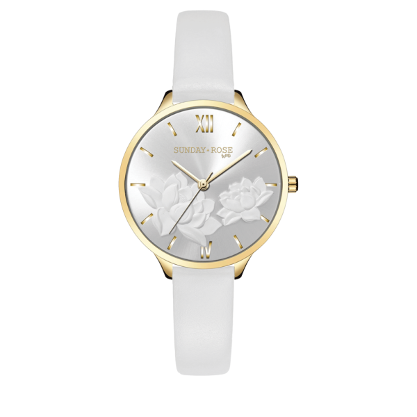SUNDAY ROSE Fashion Pastel White SUN-F15 SUN-F15
