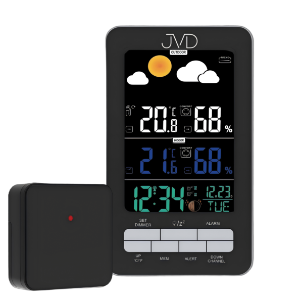 Rádiem řízená meteorologická stanice JVD RB6687.1 RB6687.1