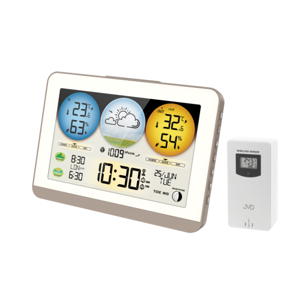 Rádiem řízená meteorologická stanice JVD RB3408 RB3408