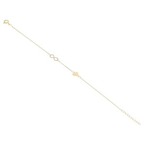 Náramek žluté zlato  585/1000