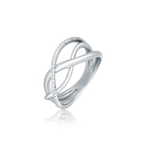 Prsten stříbrný 925/1000 kamenový