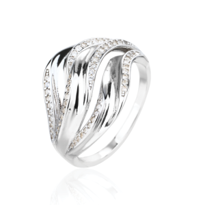 Prsten stříbrný 925/1000 kamenový