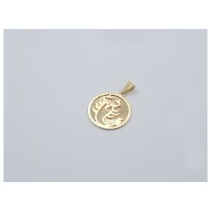 Přívěs žluté zlato  585/1000 měsíční znamení
