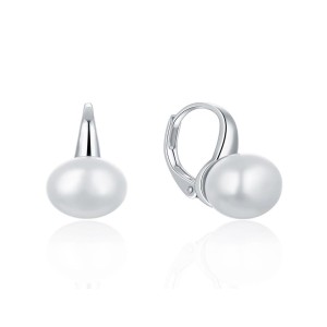 Náušnice stříbrné 925/1000 perlové