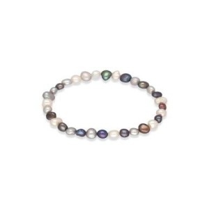 Náramek stříbrný 925/1000 perlový