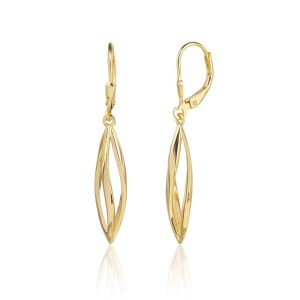 Náušnice stříbrné 925/1000 klapka