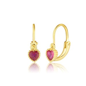 Náušnice stříbrné 925/1000 kamenové dětské