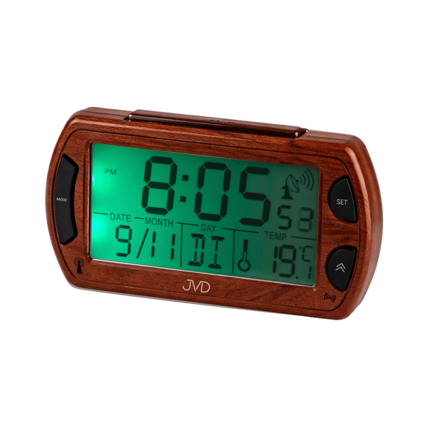 Radiem řízený budik JVD RB358.12 RB358.12