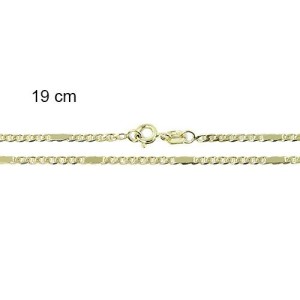 Náramek žluté zlato  585/1000